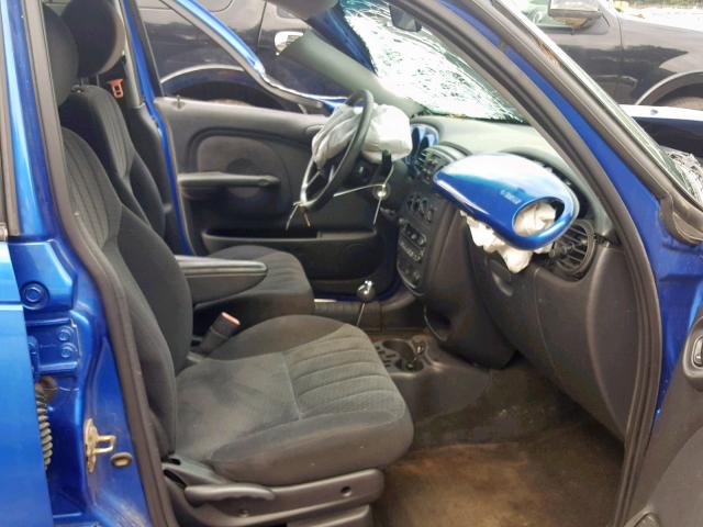 3C4FY58B25T581369 - 2005 CHRYSLER PT CRUISER BLUE photo 5