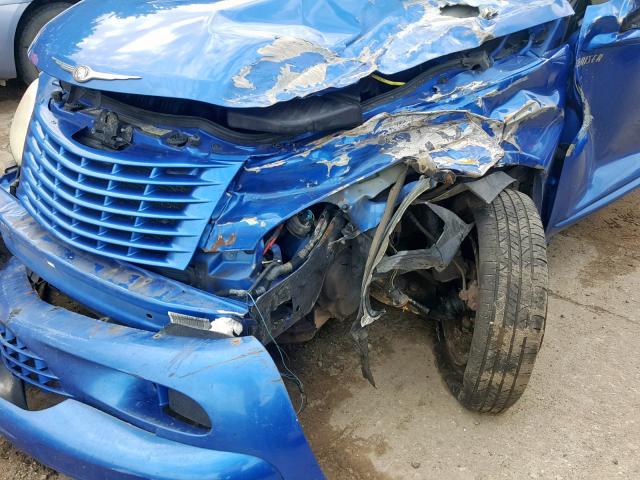 3C4FY58B25T581369 - 2005 CHRYSLER PT CRUISER BLUE photo 9