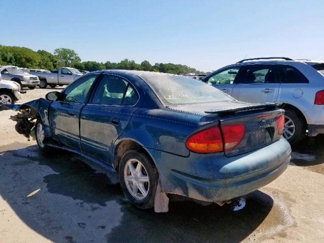 1G3NL52E73C184567 - 2003 OLDSMOBILE ALERO GL BLUE photo 3