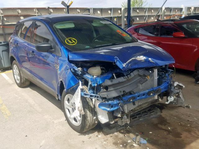 1FMCU0F78JUC70010 - 2018 FORD ESCAPE S BLUE photo 1