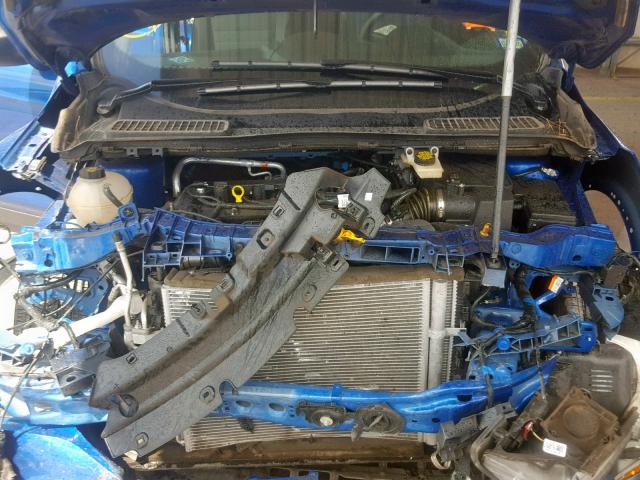 1FMCU0F78JUC70010 - 2018 FORD ESCAPE S BLUE photo 7