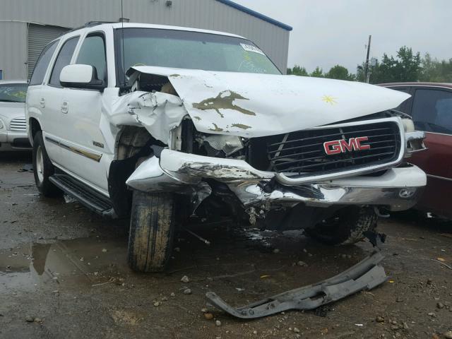 1GKEC13T81R211795 - 2001 GMC YUKON WHITE photo 1