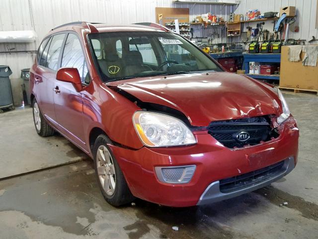 KNAFG526577072332 - 2007 KIA RONDO LX RED photo 1