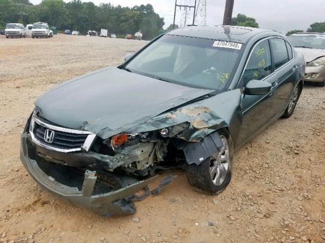 1HGCP26859A172311 - 2009 HONDA ACCORD EXL GREEN photo 2