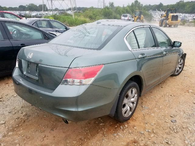 1HGCP26859A172311 - 2009 HONDA ACCORD EXL GREEN photo 4