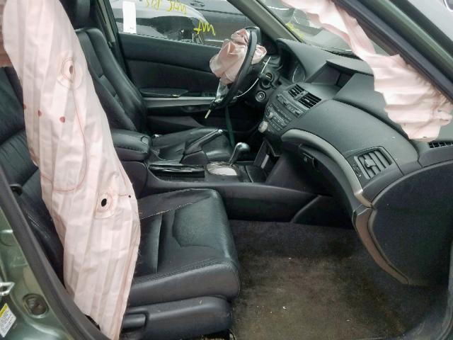 1HGCP26859A172311 - 2009 HONDA ACCORD EXL GREEN photo 5