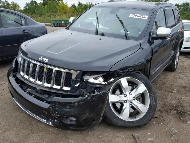 1J4RR6GT2BC560999 - 2011 JEEP GRAND CHER BLACK photo 2