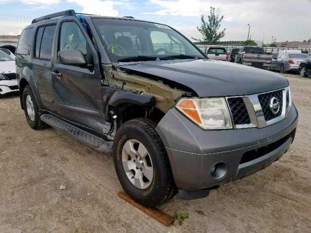 5N1AR18U56C619039 - 2006 NISSAN PATHFINDER CHARCOAL photo 1