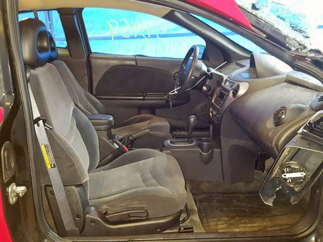 1G8AW12F74Z216594 - 2004 SATURN ION LEVEL RED photo 5