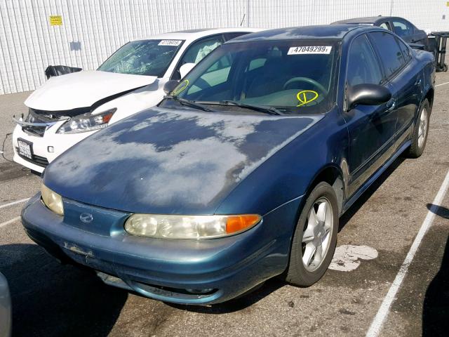 1G3NL52E43C175843 - 2003 OLDSMOBILE ALERO GL TEAL photo 2