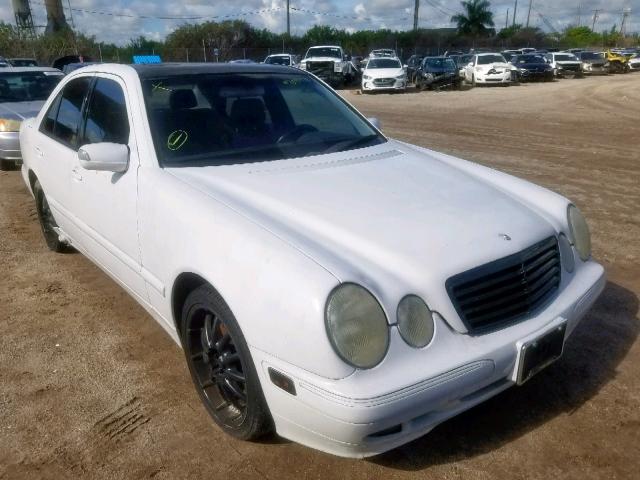 WDBJF65J31B223483 - 2001 MERCEDES-BENZ E 320 WHITE photo 1