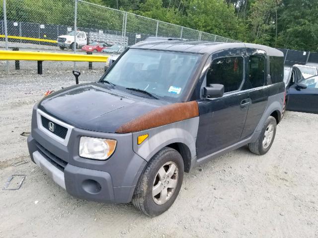 5J6YH28583L038144 - 2003 HONDA ELEMENT EX GRAY photo 2