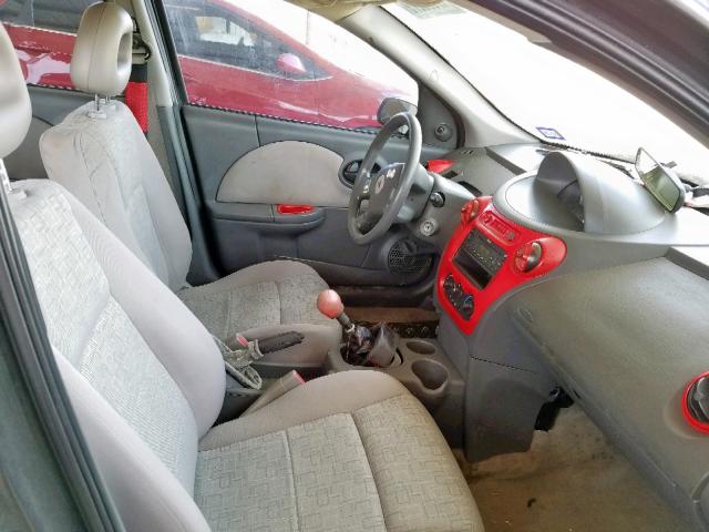 1G8AF54FX5Z153769 - 2005 SATURN ION LEVEL BLACK photo 5