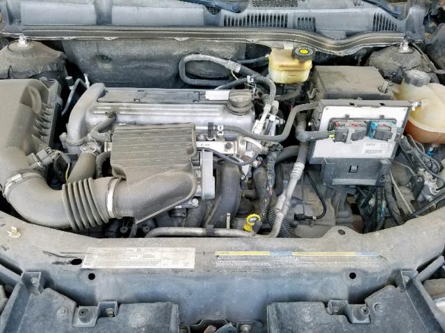 1G8AF54FX5Z153769 - 2005 SATURN ION LEVEL BLACK photo 7