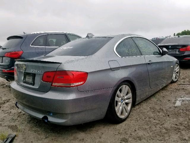 WBAWC73538E063042 - 2008 BMW 335 XI GRAY photo 4