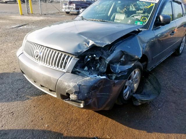 1MEFM41155G613306 - 2005 MERCURY MONTEGO LU GRAY photo 9