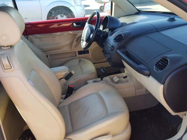 3VWSF31Y36M303130 - 2006 VOLKSWAGEN NEW BEETLE წითელი ფოტო 5