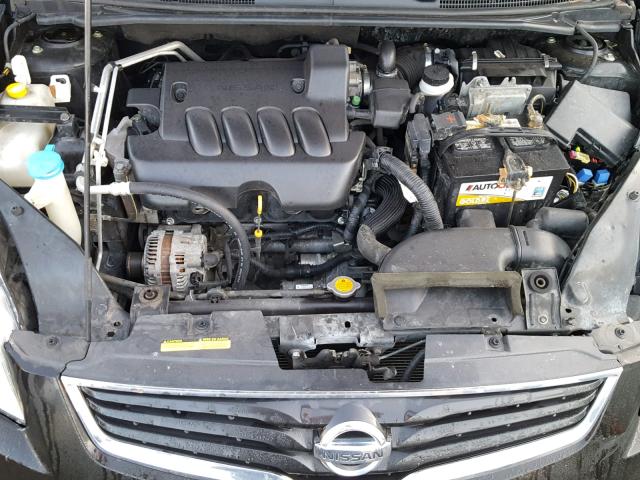 3N1AB6AP3AL625237 - 2010 NISSAN SENTRA 2.0 BLACK photo 7