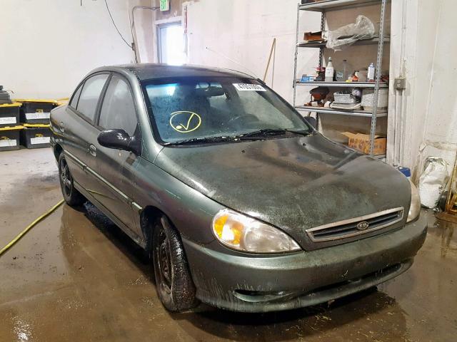 KNADC123416064348 - 2001 KIA RIO GREEN photo 1