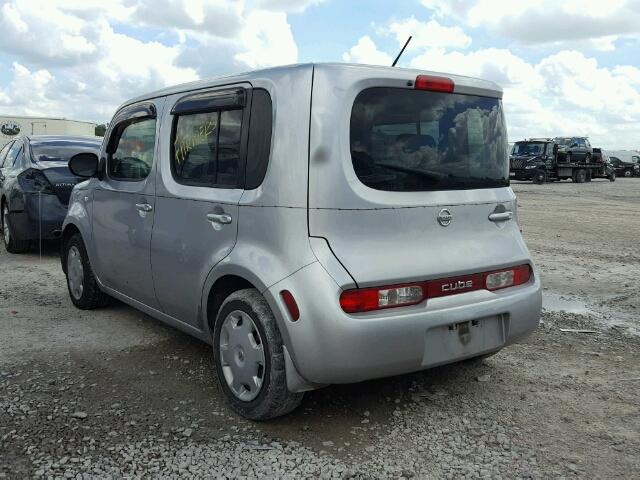 JN8AZ2KR5BT201173 - 2011 NISSAN CUBE BASE SILVER photo 3