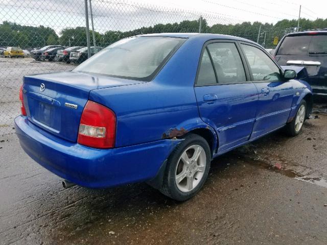 JM1BJ225430156251 - 2003 MAZDA PROTEGE DX BLUE photo 4