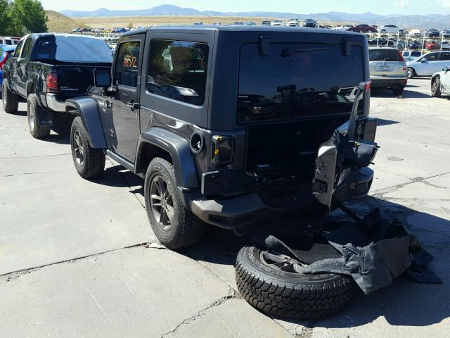 1C4AJWBG1HL542409 - 2017 JEEP WRANGLER S GRAY photo 3