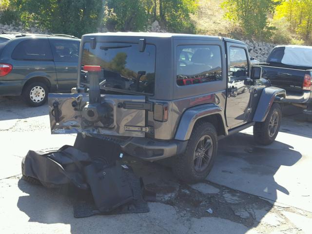 1C4AJWBG1HL542409 - 2017 JEEP WRANGLER S GRAY photo 4