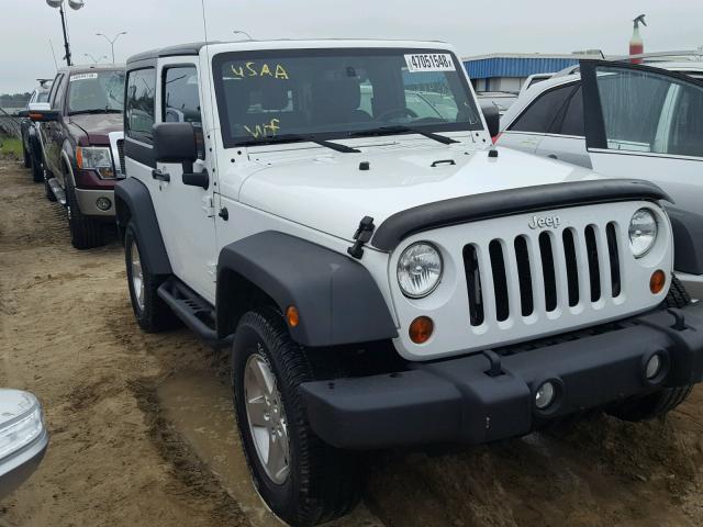 1C4AJWAG2DL701210 - 2013 JEEP WRANGLER S WHITE photo 1