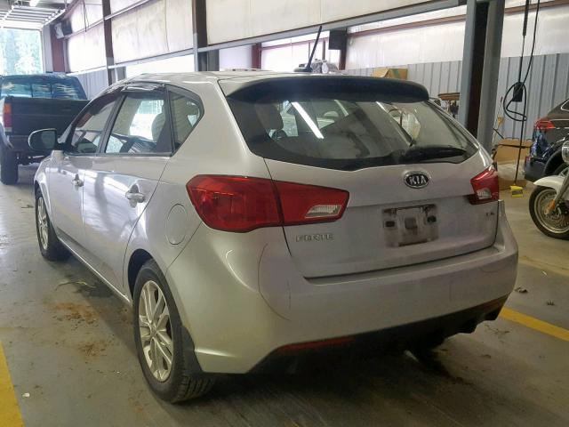 KNAFU5A2XC5597061 - 2012 KIA FORTE EX SILVER photo 3