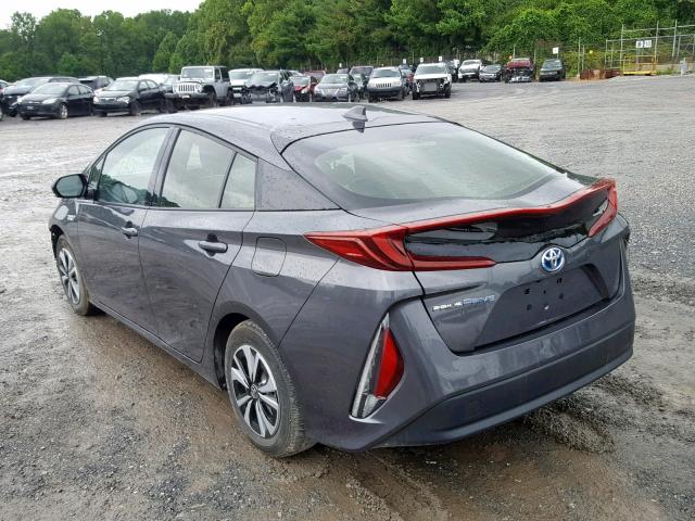 JTDKARFPXH3033094 - 2017 TOYOTA PRIUS PRIM GRAY photo 3