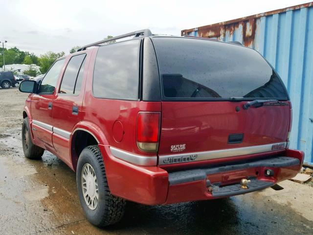 1GKDT13W3Y2386691 - 2000 GMC JIMMY / EN RED photo 3