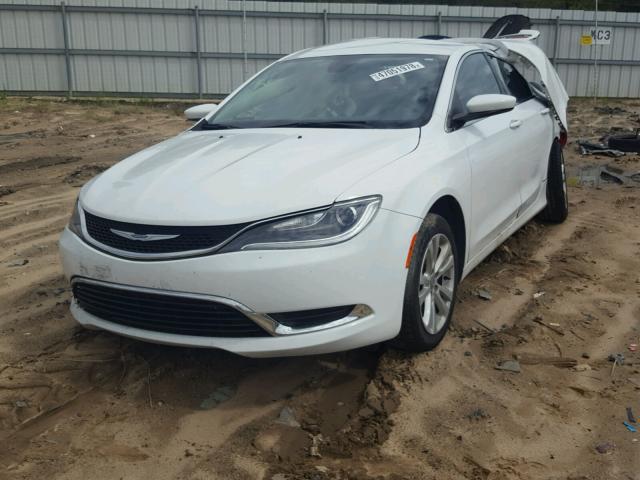 1C3CCCAB0FN640361 - 2015 CHRYSLER 200 LIMITE WHITE photo 2