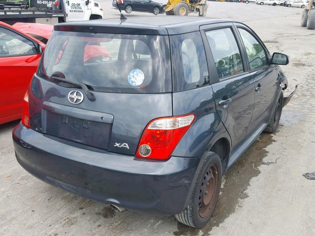 JTKKT624460170284 - 2006 TOYOTA SCION XA GRAY photo 4