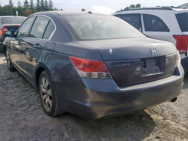 1HGCP26868A802044 - 2008 HONDA ACCORD EXL GRAY photo 3