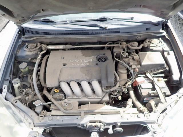 2T1BY32E55C451479 - 2005 TOYOTA COROLLA XR SILVER photo 7