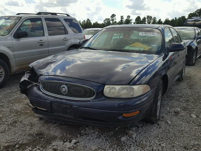 1G4HP54K824230948 - 2002 BUICK LESABRE CU BLUE photo 2