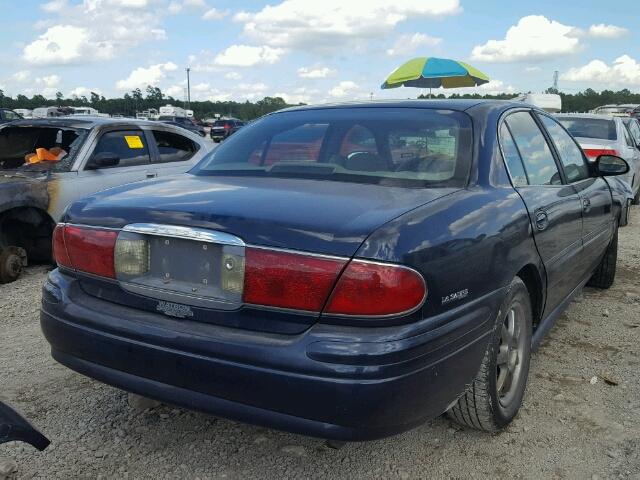 1G4HP54K824230948 - 2002 BUICK LESABRE CU BLUE photo 4