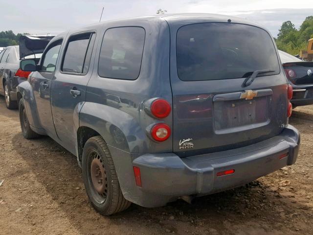 3GNDA13D88S633280 - 2008 CHEVROLET HHR LS GRAY photo 3