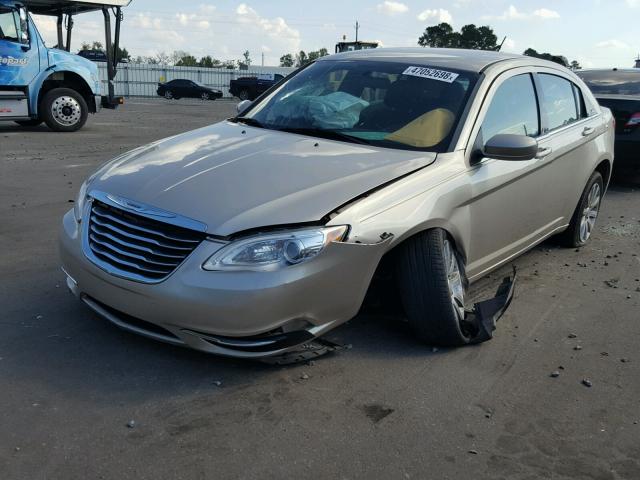 1C3CCBBB1DN763348 - 2013 CHRYSLER 200 TOURIN GOLD photo 2