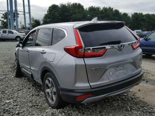 2HKRW2H84HH620926 - 2017 HONDA CR-V EXL SILVER photo 3