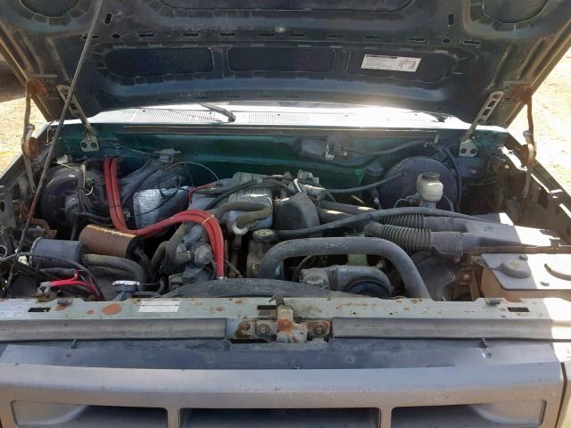 2FTDF15Y7NCA72009 - 1992 FORD F150 BLUE photo 7