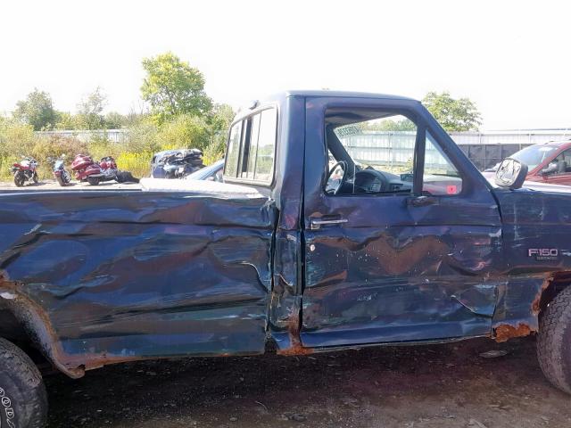 2FTDF15Y7NCA72009 - 1992 FORD F150 BLUE photo 9