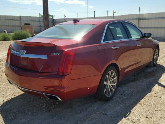 1G6AR5SX4G0120267 - 2016 CADILLAC CTS LUXURY RED photo 4