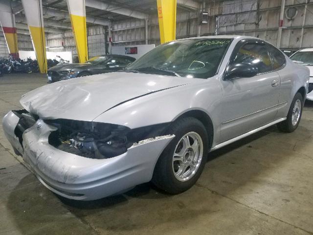 1G3NL12F14C177164 - 2004 OLDSMOBILE ALERO GL SILVER photo 2