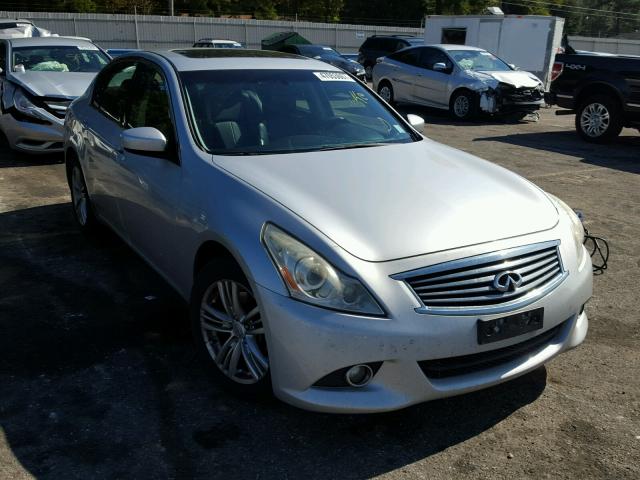 JN1DV6AP0BM831272 - 2011 INFINITI G25 BASE SILVER photo 1