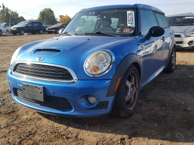 WMWMM33508TP89191 - 2008 MINI COOPER S C BLUE photo 2