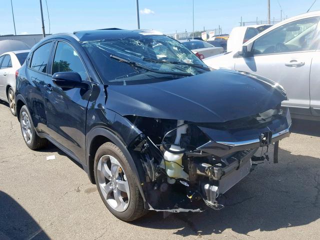 3CZRU5H76HM704054 - 2017 HONDA HR-V EXL BLACK photo 1