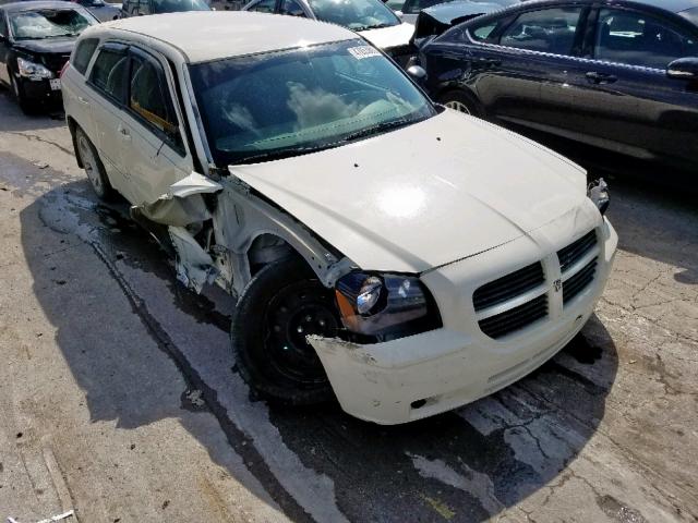 2D4FV48T45H566105 - 2005 DODGE MAGNUM SE WHITE photo 1