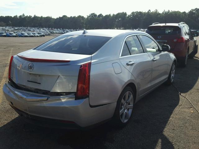 1G6AA5RA3E0130844 - 2014 CADILLAC ATS SILVER photo 4