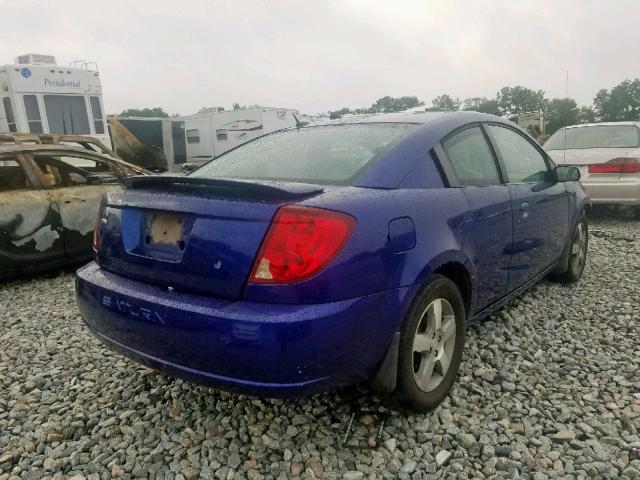1G8AW15FX6Z192936 - 2006 SATURN ION LEVEL BLUE photo 4